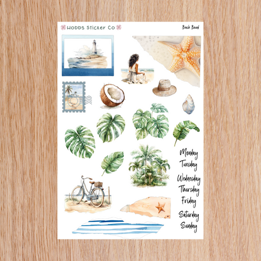 Beach Bound Journaling Kit Page 1 Regular