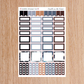 Candle on the Water Full Collection Regular, Washi Sticker Paper