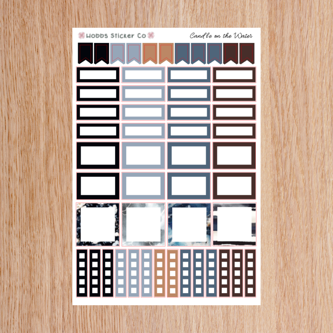 Candle on the Water Full Collection Regular, Washi Sticker Paper