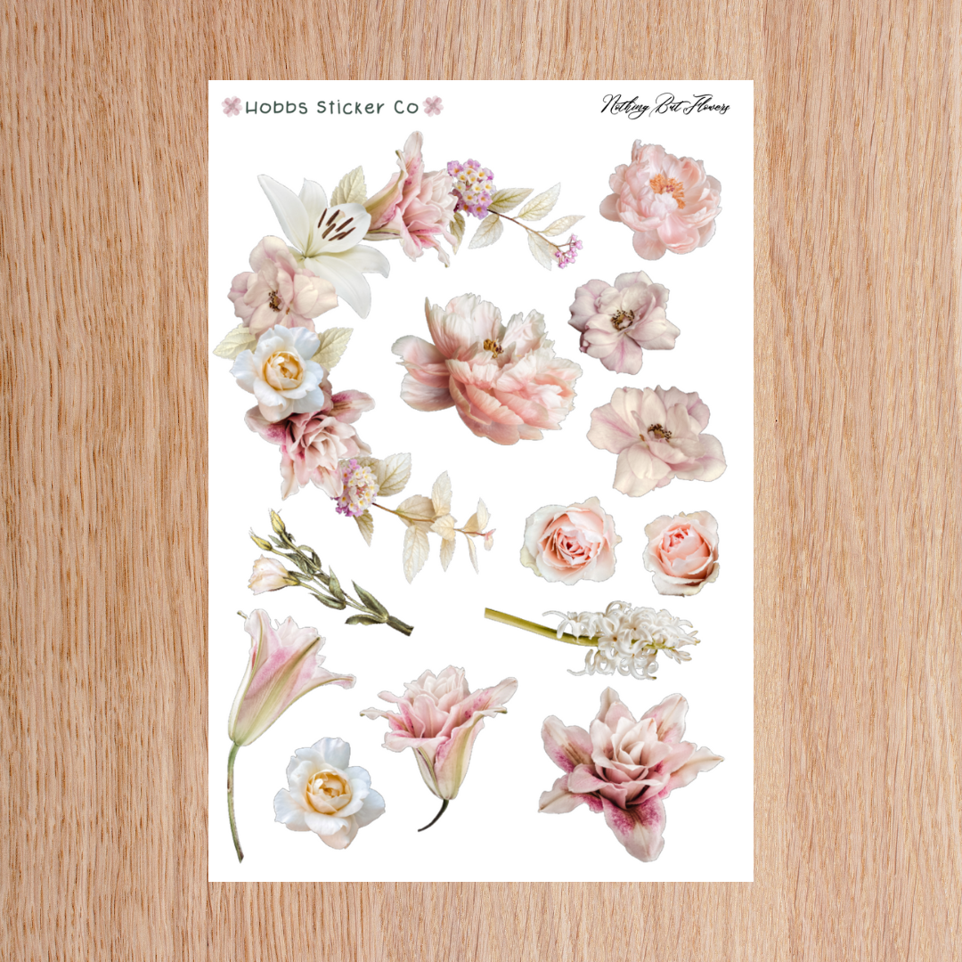 Nothing But Flowers Planner Setup Collection Unbound Regular