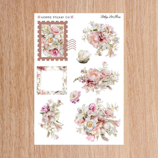 Nothing But Flowers Deco Sheet 3 Junior