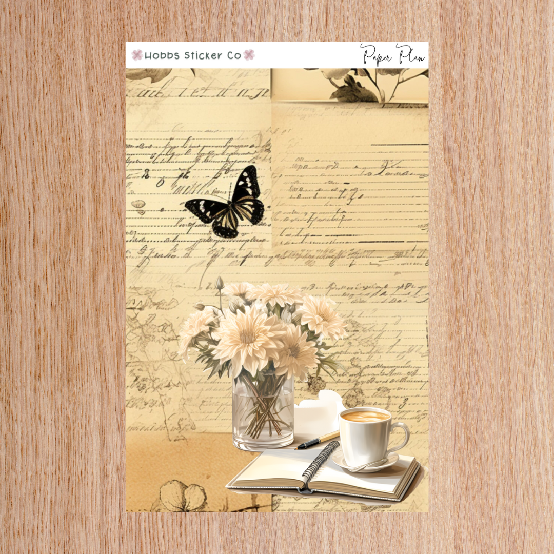 Paper Plan Full Page Deco Sticker Passport