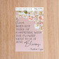 Nothing But Flowers Full Page  Deco Sticker A6