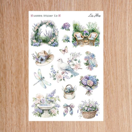 Les Fleurs Deco Sheet 3 Regular