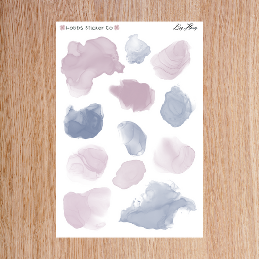 Les Fleurs Ink Splotches Junior