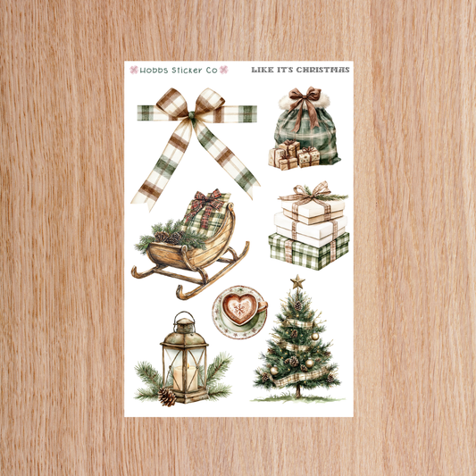 Christmas Time Deco Sheet Junior