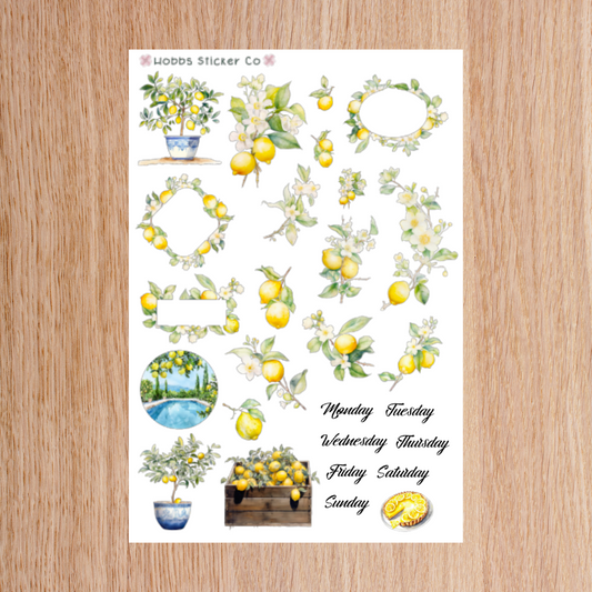 Lemon Journaling Kit Page 1 Junior