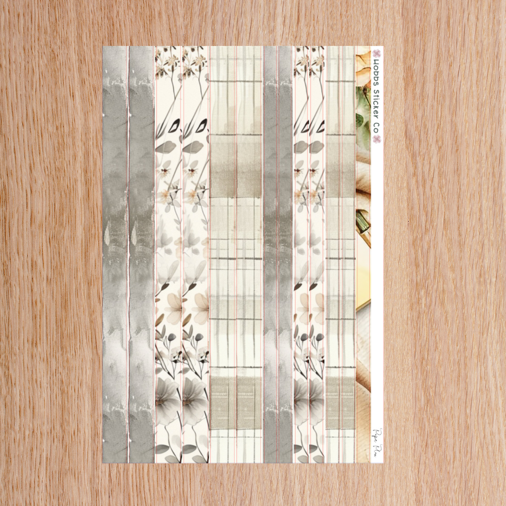 Paper Plan Vertical Washi Regular Hobbs Sticker Co