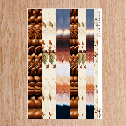 Coffee Time Vertical Washi Regular