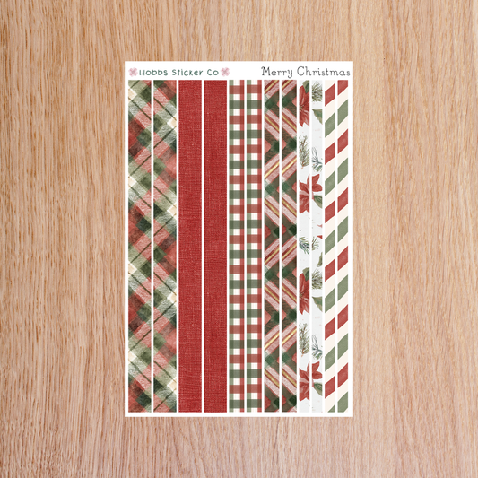 Merry Christmas Washi Sheet Junior