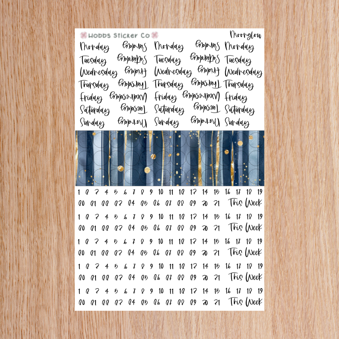 Moonglow Days and Numbers Scripts Junior