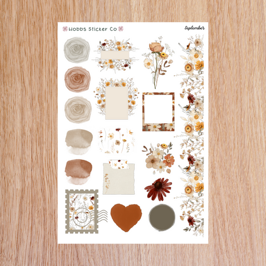 September Journaling Kit Page 2 Junior