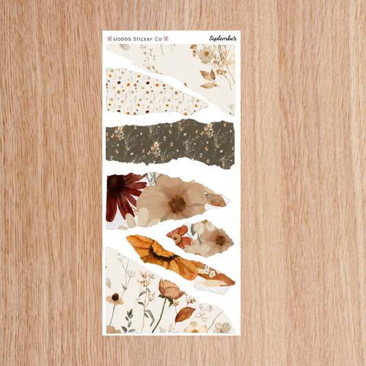 September Torn Paper Junior