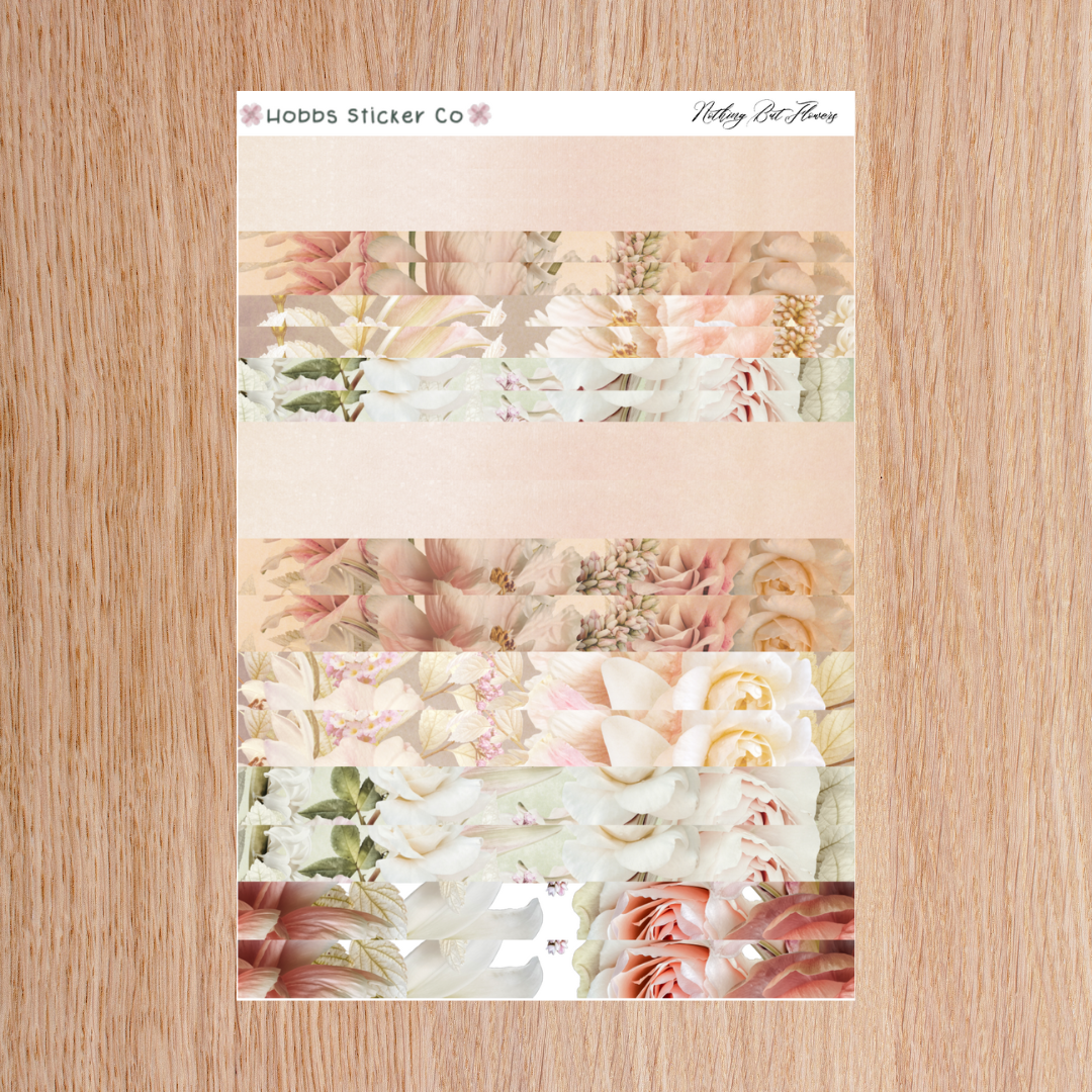 Nothing But Flowers Horizontal Washi Regular