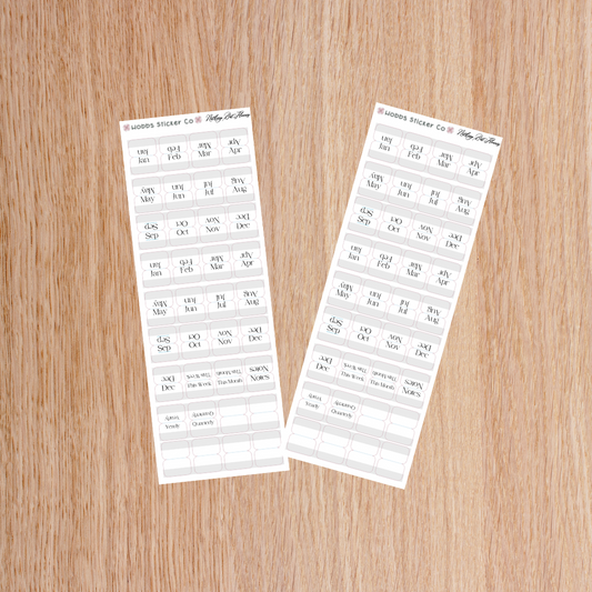 Paper Plan Tabs (Set of 2)