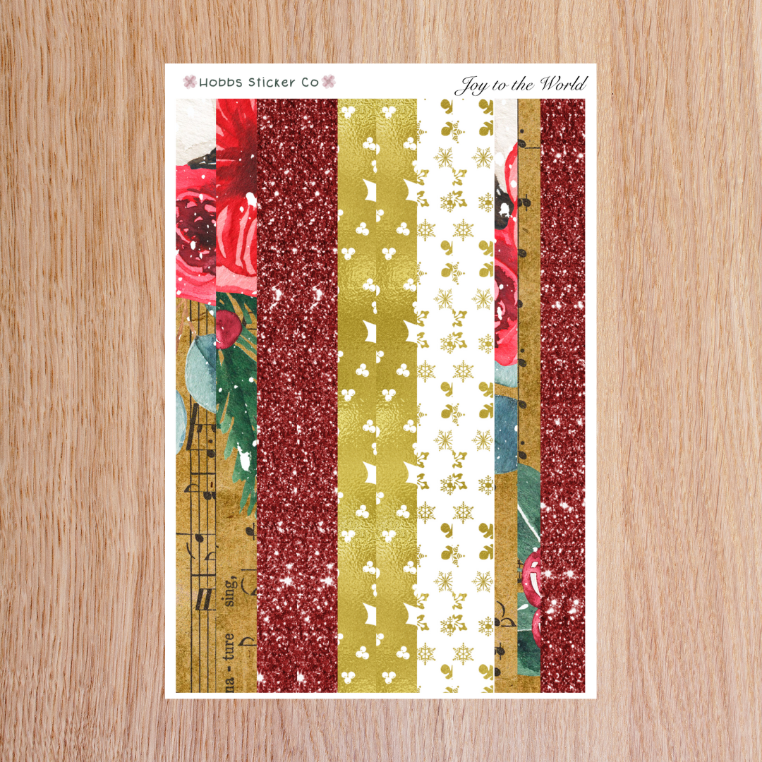 Joy to the World Washi Regular