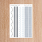 Candle on the Water Full Collection Regular, Washi Sticker Paper