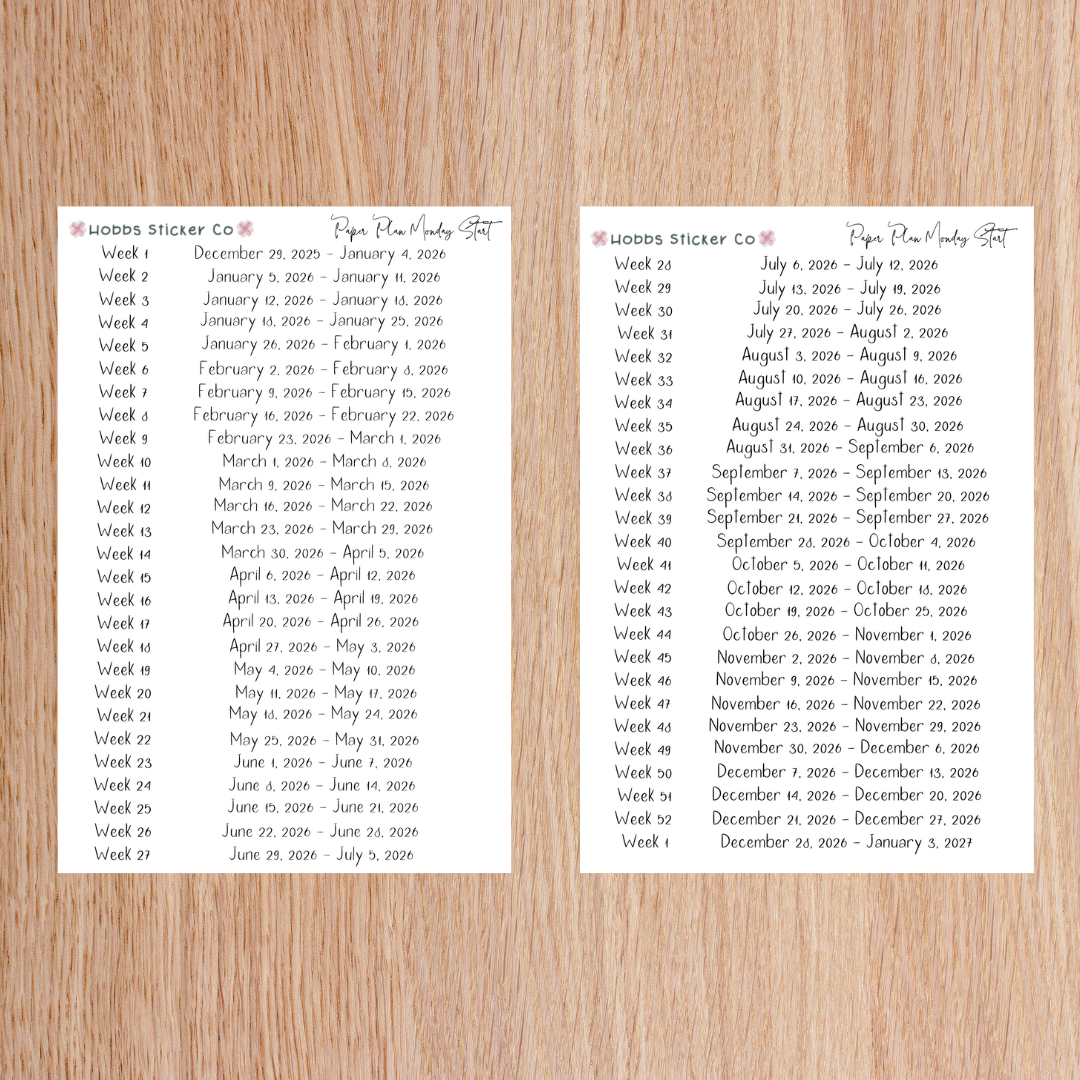 Paper Plan 2.0 Planner Setup Collection Unbound Regular