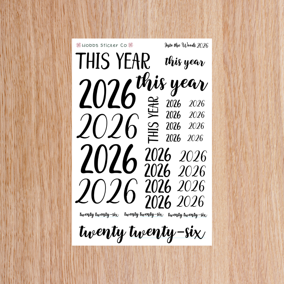 Into the Woods Planner Setup Collection Unbound Regular