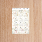 Nothing But Flowers Full Page Year at a Glance Sticker Passport