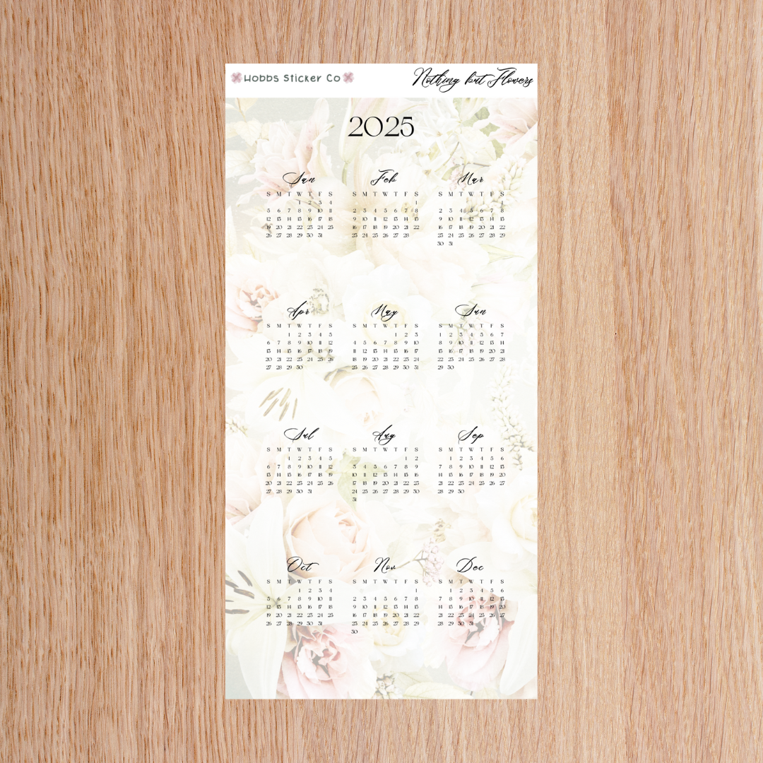 Nothing But Flowers Planner Setup Collection Unbound Regular