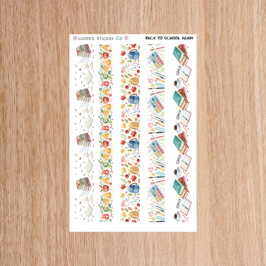 Back to School Again Washi Regular